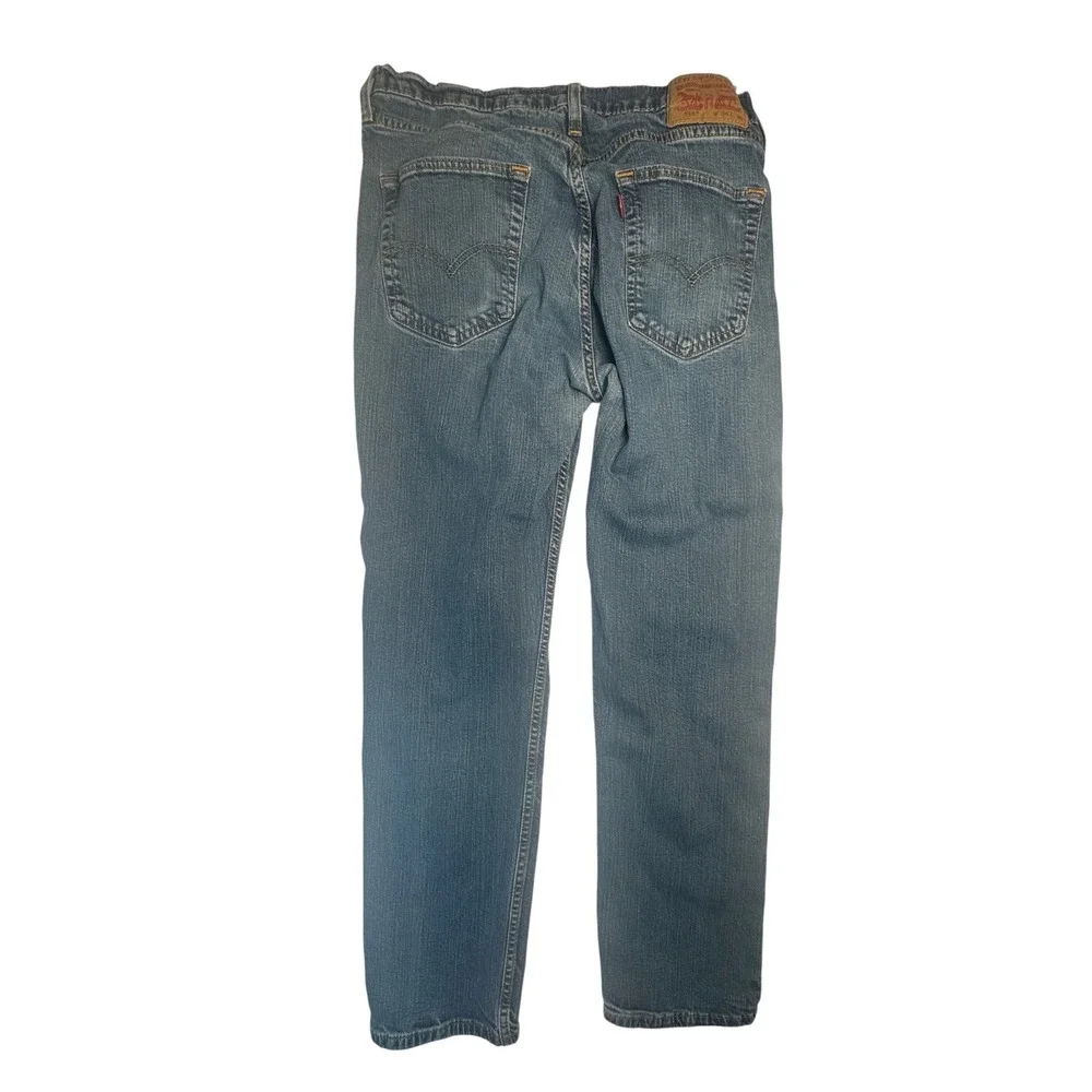 Levi Strauss & Co 514 Straight Fit Mens Jeans Blue Denim W34 L30 00514-0403